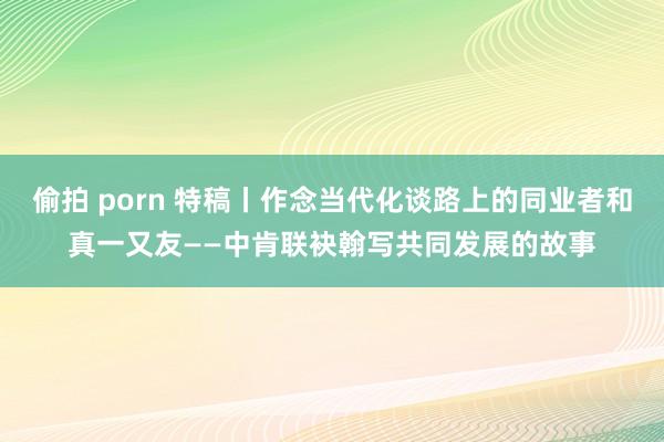 偷拍 porn 特稿丨作念当代化谈路上的同业者和真一又友——